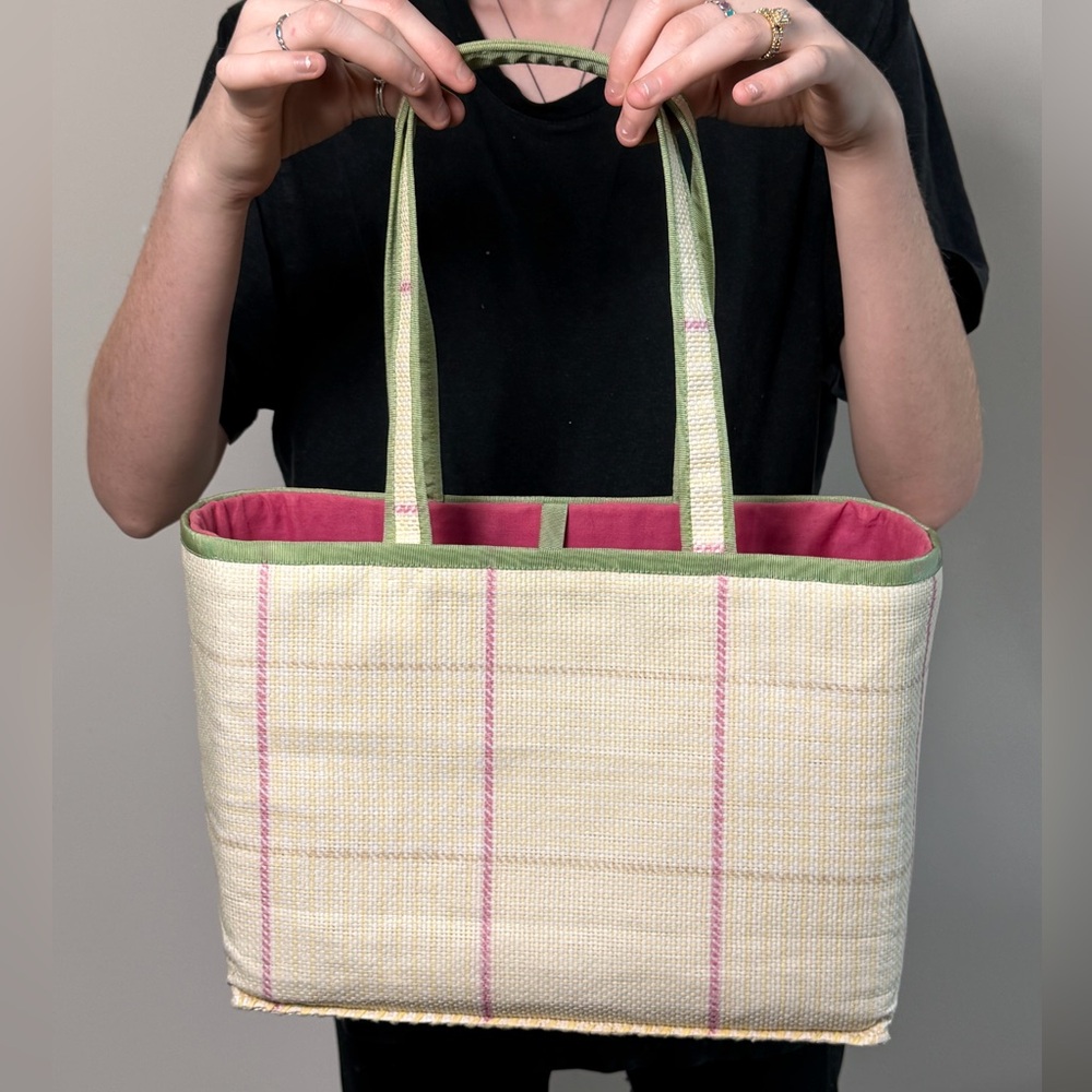 Lauren Ralph Lauren Woven Straw Tote Bag